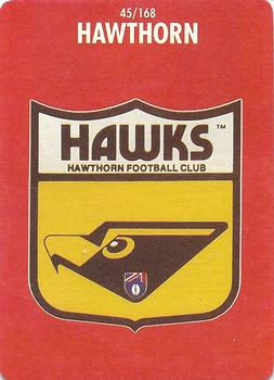 1991 Scanlens Stimorol #45 Hawthorn Hawks Front